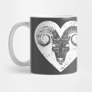 Aries Animal Vintage Personality Horoscope Zodiac Mug